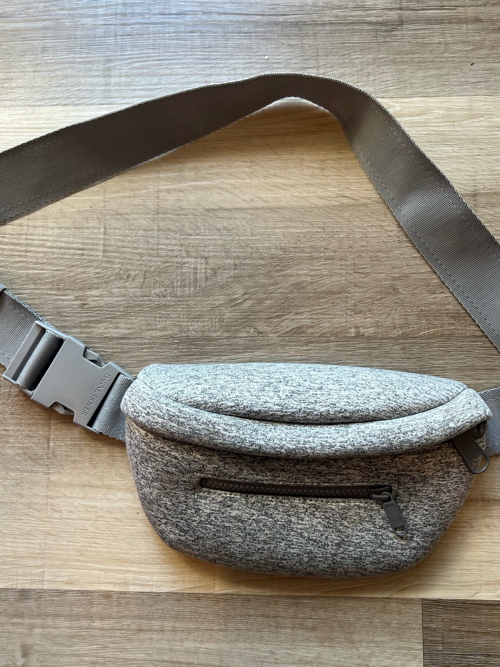 Dagne Dover Gray Crossbody Bag Belt Bag